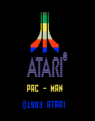 Pac-Man (Atarisoft) Title Screen